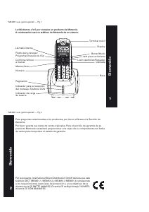 Manual de uso Motorola ME4051 Teléfono inalámbrico