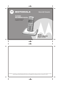 Manual de uso Motorola ME6051R Teléfono inalámbrico