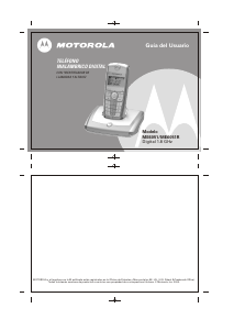 Manual de uso Motorola ME6051 Teléfono inalámbrico