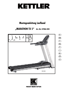 Handleiding Kettler Marathon TX5 Loopband