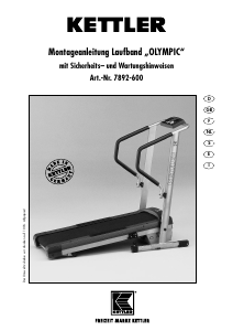 Manual Kettler Olympic Treadmill