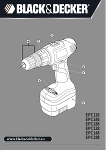 Manual de uso Black and Decker EPC128 Atornillador taladrador