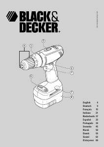 Bedienungsanleitung Black and Decker CP122 Bohrschrauber