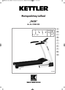 Manual Kettler Pacer Treadmill