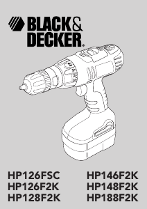 Brugsanvisning Black and Decker HP128F2K Bore-skruemaskine