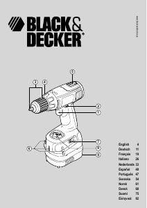 Manuale Black and Decker CL14 Trapano avvitatore