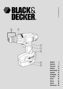 Brugsanvisning Black and Decker CD18C Bore-skruemaskine