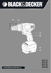 Brugsanvisning Black and Decker EPC14 Bore-skruemaskine