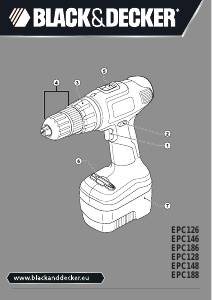 Bruksanvisning Black and Decker EPC188 Drill-skrutrekker