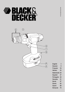 Manual de uso Black and Decker CD96CA Atornillador taladrador