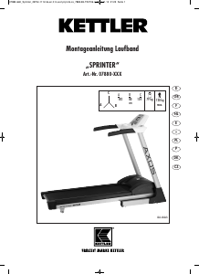 Manual Kettler Sprinter Treadmill