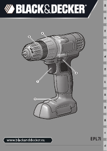 Brugsanvisning Black and Decker EPL7I Bore-skruemaskine