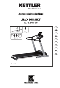 Manual de uso Kettler Track Experience Cinta de correr