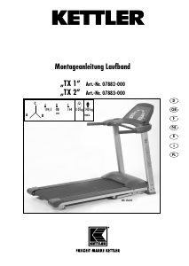 Handleiding Kettler TX1 Loopband