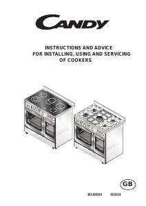 Handleiding Candy CCV9D52X Fornuis