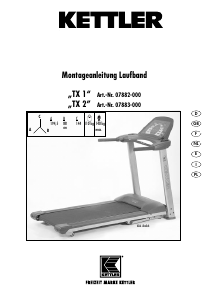 Manual Kettler TX2 Treadmill