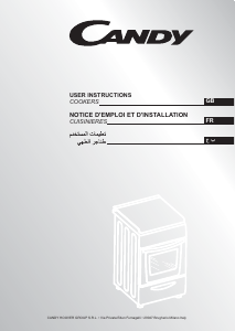 Manual Candy CGG6521WCKD Range