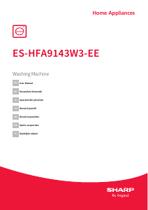 Käyttöohje Sharp ES-HFA9143W3-EE Pesukone