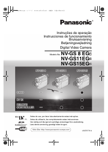 Manual Panasonic NV-GS15EGM Câmara de vídeo