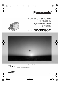 Handleiding Panasonic NV-GS33GC Camcorder