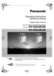 Manual Panasonic NV-GS22EGE Camcorder