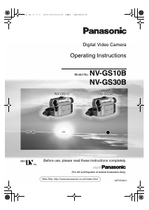 Handleiding Panasonic NV-GS30B Camcorder