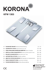 Manual de uso Korona KFW 1303 Báscula