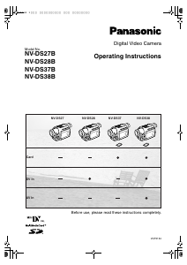 Manual Panasonic NV-DS28B Camcorder