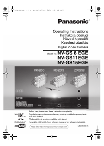 Manuál Panasonic NV-GS8EGE Videokamera