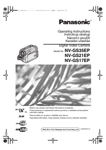 Instrukcja Panasonic NV-GS17EP Kamera