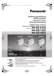 Mode d’emploi Panasonic NV-GS15EGE Caméscope