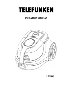 Manual Telefunken HCSA-6 Vacuum Cleaner