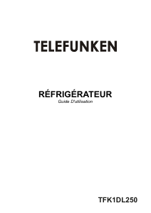 Mode d’emploi Telefunken TFK1DL250 Réfrigérateur