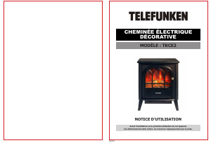 Mode d’emploi Telefunken TKCE-2 Cheminée électrique