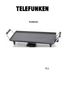 Manual Telefunken PL1 Table Grill