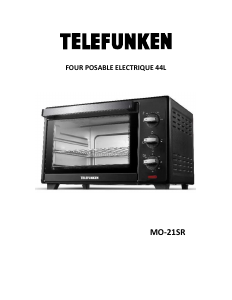 Manual Telefunken MO-21SR Oven