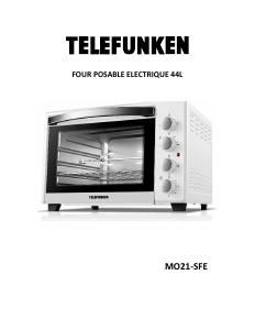 Manual Telefunken MO-21SFE Oven