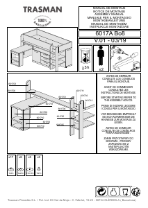 Manuale Trasman Girona Letto a soppalco