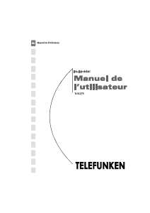 Mode d’emploi Telefunken TLS1275 Lave-linge séchant