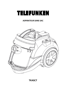 Manual de uso Telefunken TKASC7 Aspirador