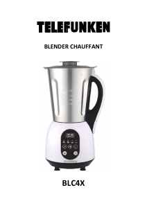 Mode d’emploi Telefunken BLC4X Blender chauffant