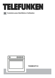 Mode d’emploi Telefunken TK96M5GFFCX Cuisinière