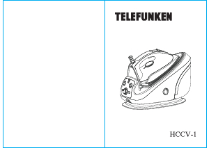 Mode d’emploi Telefunken HCCV-1 Fer à repasser