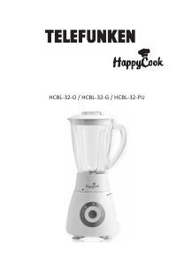 Manual Telefunken HCBL-32-G HappyCook Blender