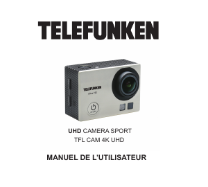 Manual Telefunken TFLCAM4KUHD Action Camera