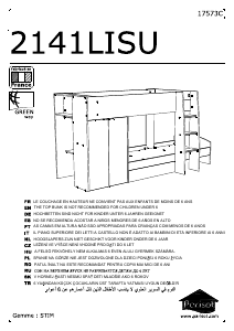 Instrukcja Parisot 2141LISU Stim Łóżko piętrowe
