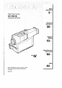 Handleiding Panasonic NV-DS1B Camcorder