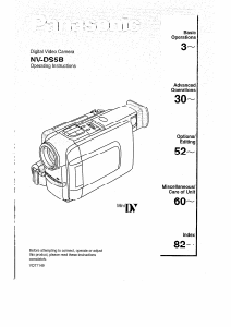Handleiding Panasonic NV-DS5B Camcorder