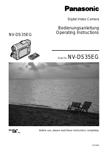 Bedienungsanleitung Panasonic NV-DS35EG Camcorder