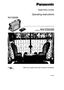 Manual Panasonic NV-DS55B Camcorder